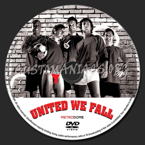 United We Fall dvd label