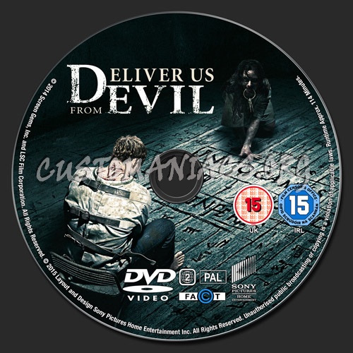 Deliver Us From Evil dvd label