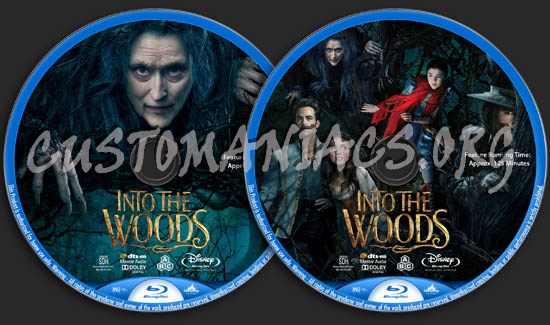 Into the Woods blu-ray label