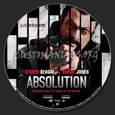 Absolution dvd label