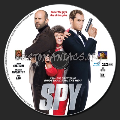 Spy blu-ray label