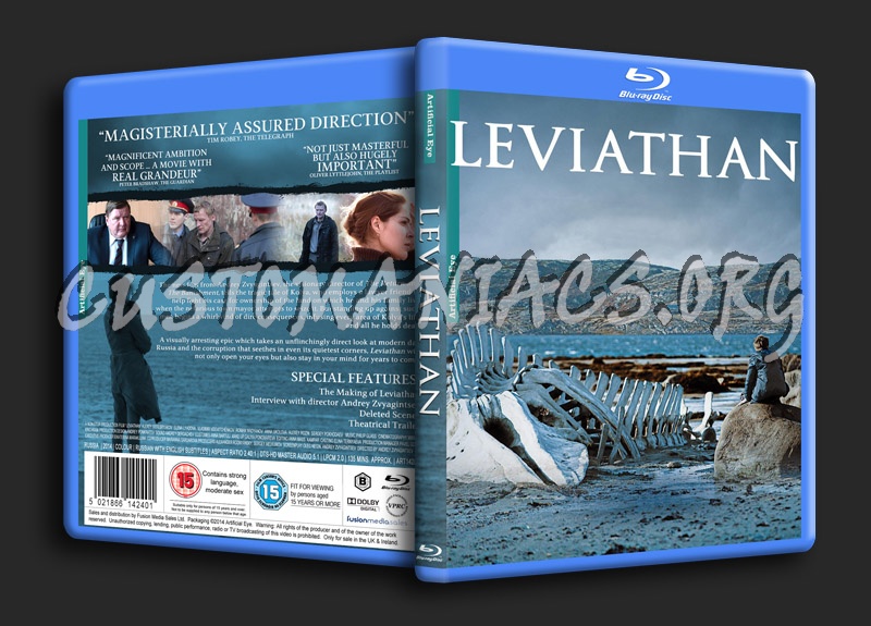 Leviathan (2014) blu-ray cover