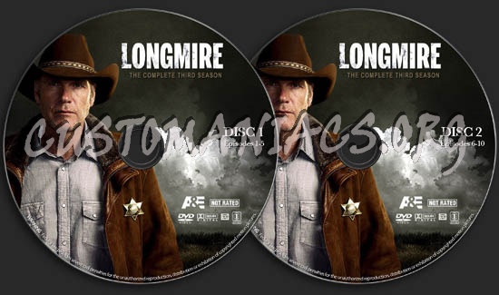 Longmire - Season 3 dvd label