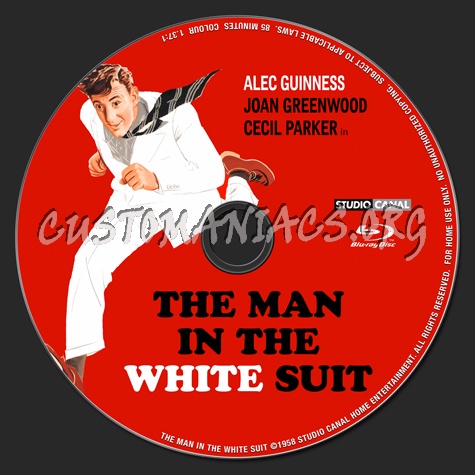 The Man in the White Suit blu-ray label