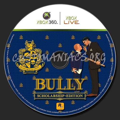 Bully Scholarship Edition dvd label