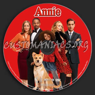 Annie dvd label