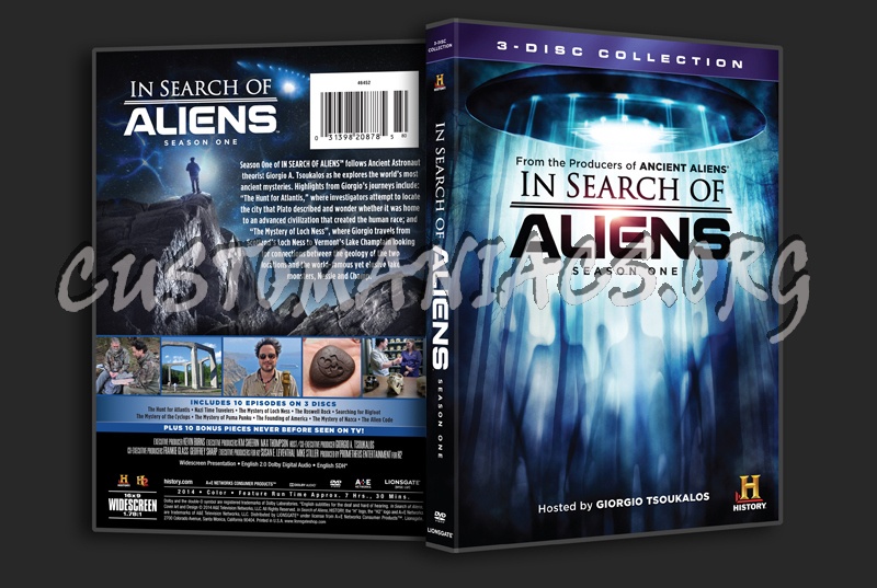 In Search Of Aliens Season 1 dvd cover