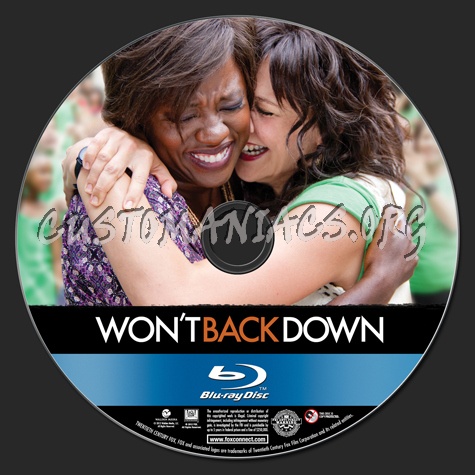 Won't Back Down blu-ray label