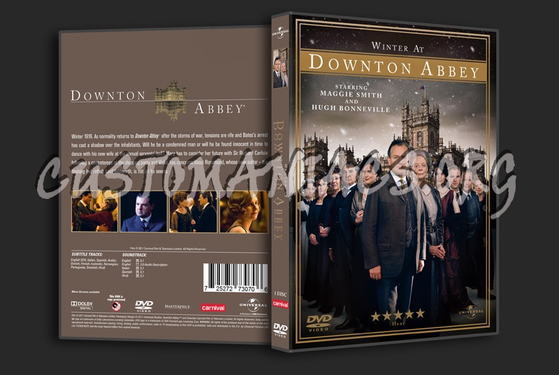 Winter At Downton Abbey dvd cover