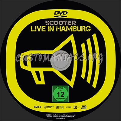 Scooter - Live in Hamburg dvd label