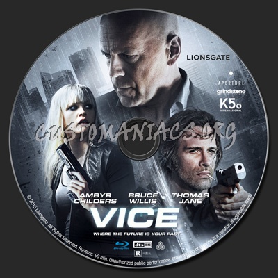 Vice blu-ray label