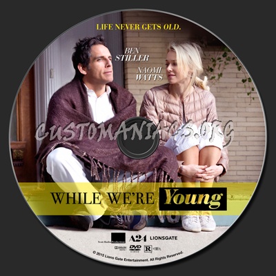 While We're Young dvd label