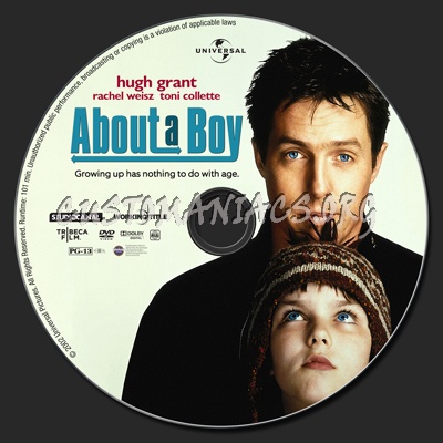 About a Boy dvd label