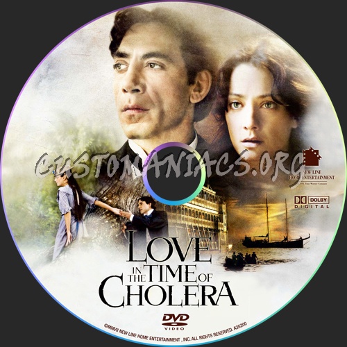 Love in the time of Cholera dvd label