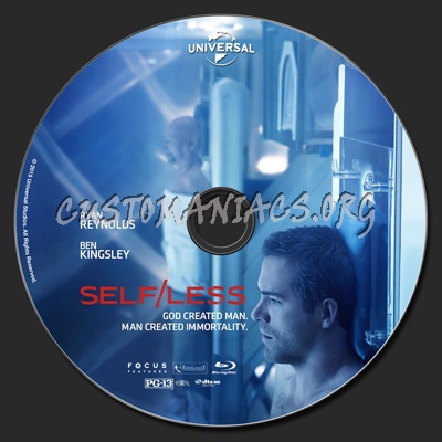 Self/less blu-ray label