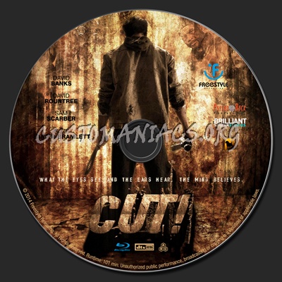 Cut! blu-ray label