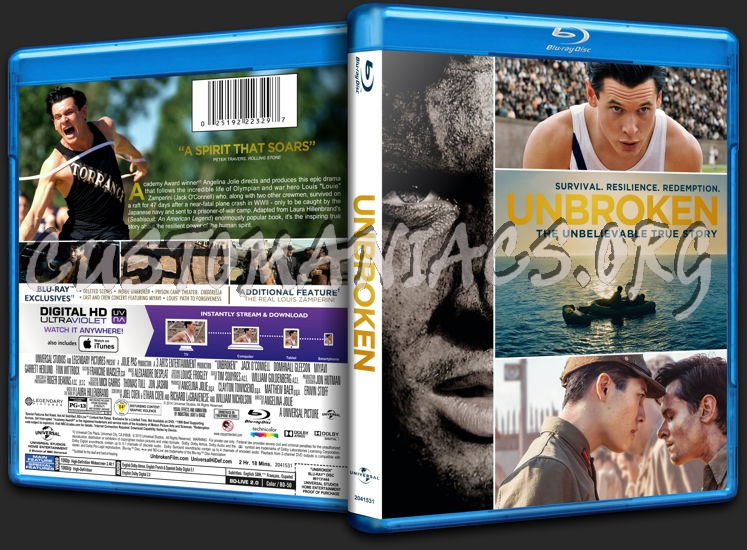 Unbroken blu-ray cover