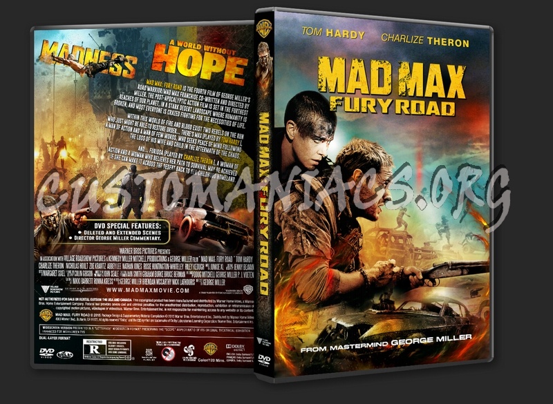 Mad Max: Fury Road (2015) dvd cover