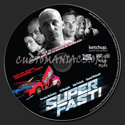 Super Fast dvd label