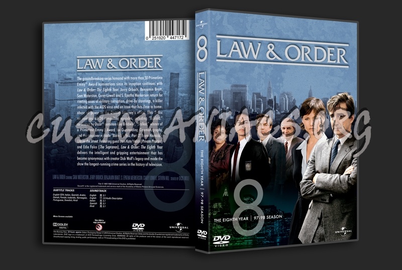 Law & Order Season 8 dvd cover - DVD Covers & Labels by