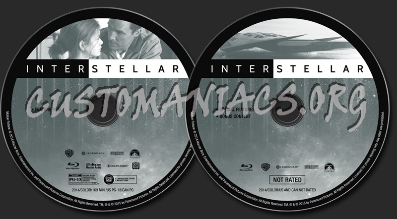 Interstellar blu-ray label