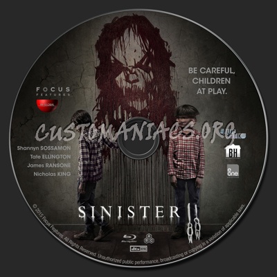 Sinister 2 blu-ray label