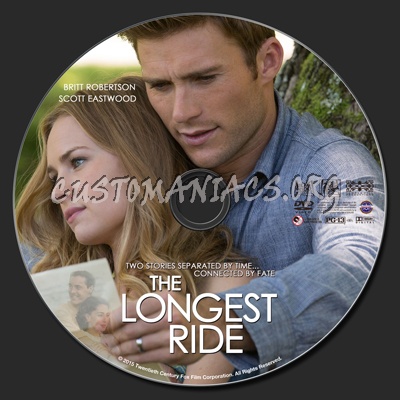 The Longest Ride dvd label