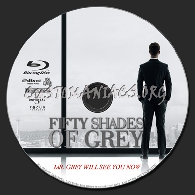 Fifty Shades of Grey blu-ray label