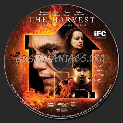 The Harvest dvd label