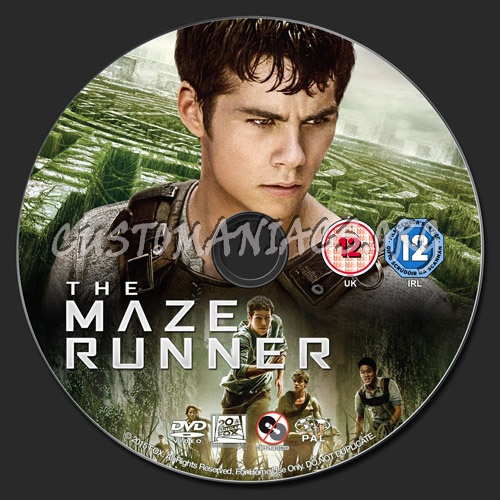 The Maze Runner dvd label