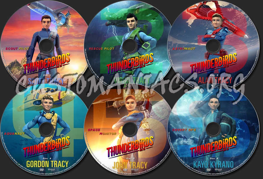 Thunderbirds Are Go Season 1 dvd label