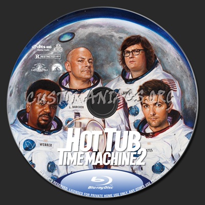 Hot Tub Time Machine 2 blu-ray label