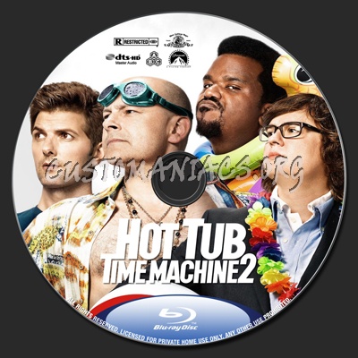 Hot Tub Time Machine 2 blu-ray label