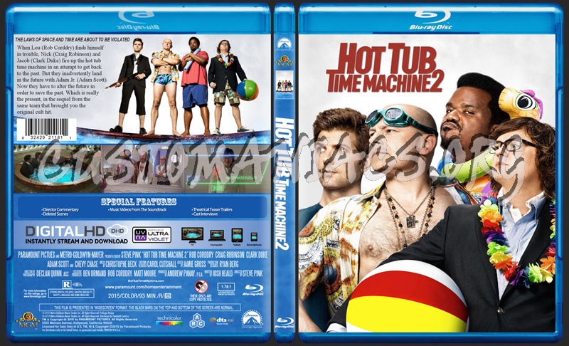 Hot Tub Time Machine 2 blu-ray cover