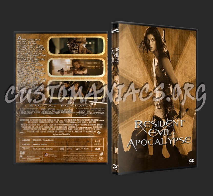 Resident Evil Trilogy dvd cover