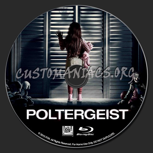Poltergeist (2015) blu-ray label