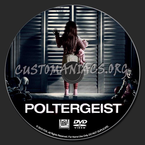 Poltergeist (2015) dvd label