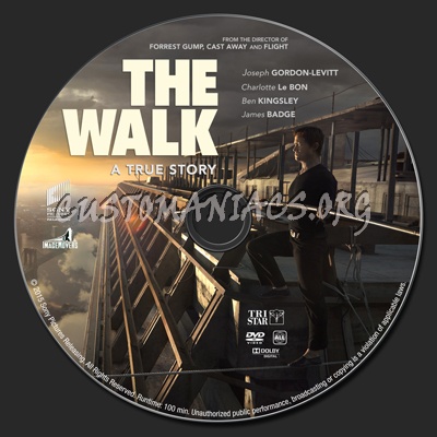 The Walk dvd label