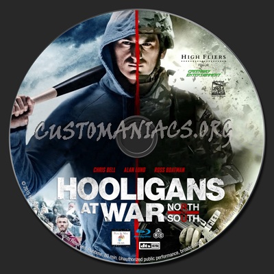 Hooligans at War: North vs. South blu-ray label