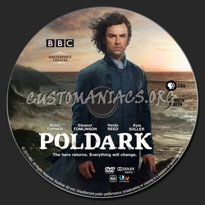 Poldark dvd label