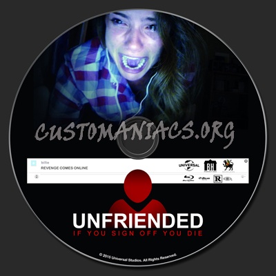 Unfriended blu-ray label