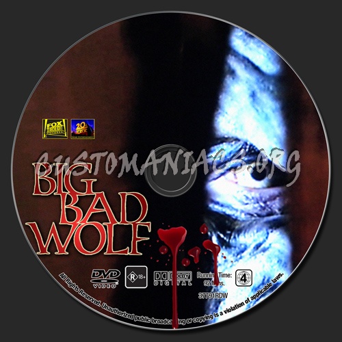 Big Bad Wolf dvd label