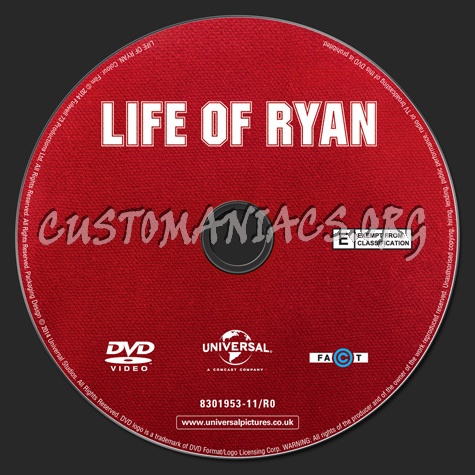 Life of Ryan dvd label