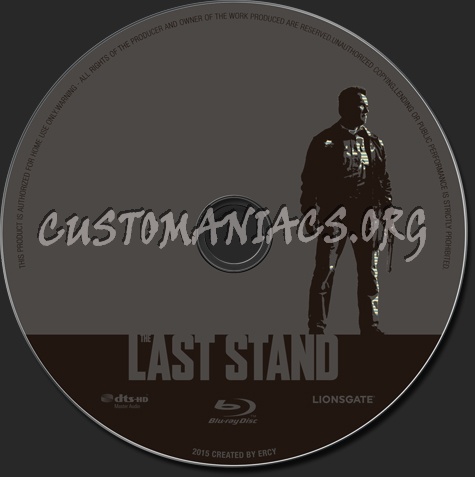 The Last Stand blu-ray label