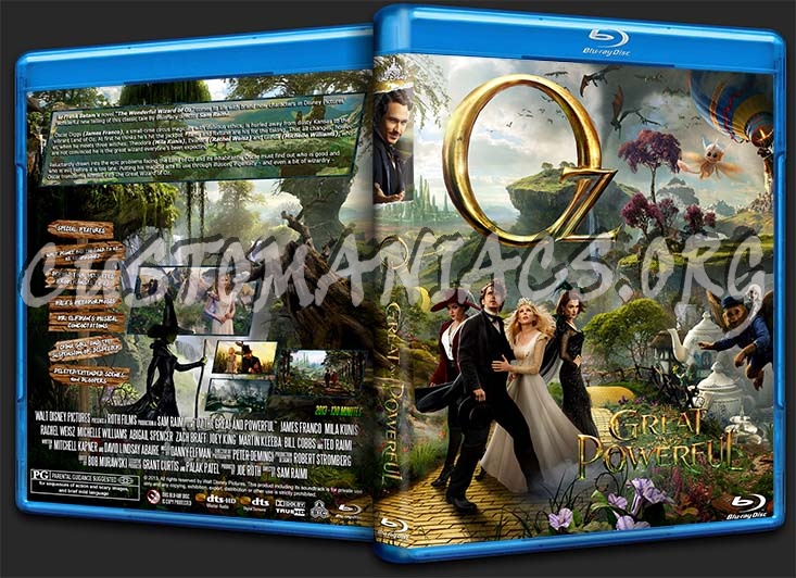 Oz - the Great and Powerful blu-ray cover