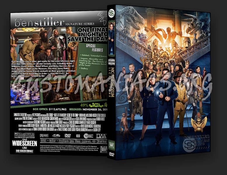 Night at the Museum: Secret of the Tomb dvd cover