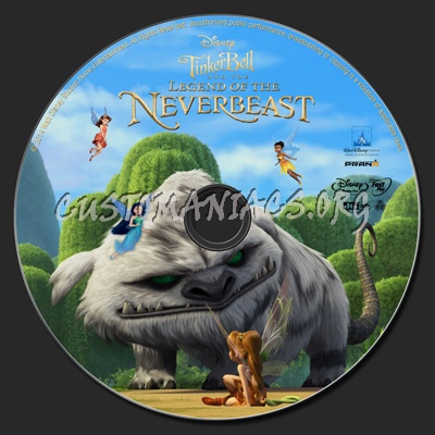 Tinker Bell and the Legend of the Neverbeast blu-ray label