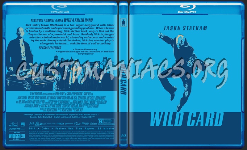 Wild Card blu-ray cover