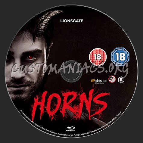 Horns blu-ray label