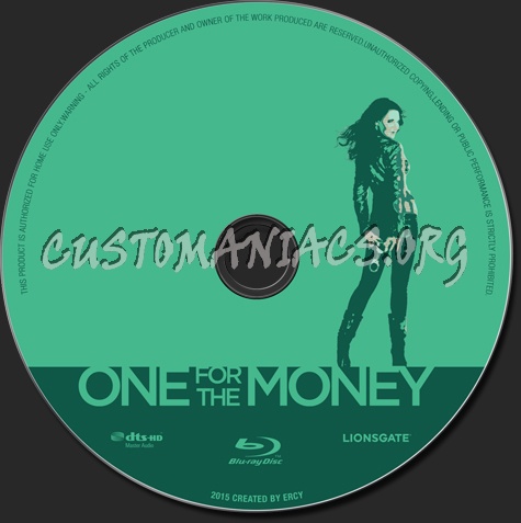 One for the Money blu-ray label